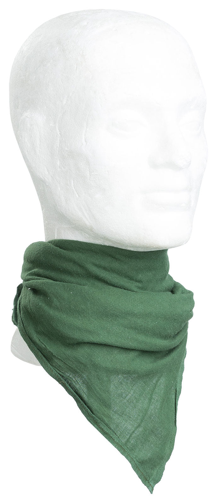 Swedish Square Scarf, Olive Green, Surplus