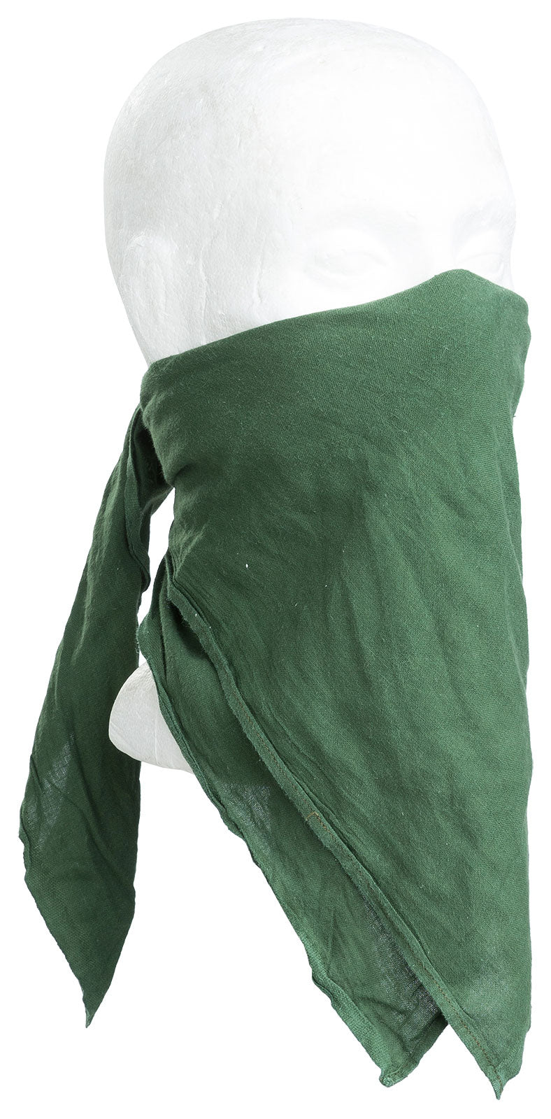 Swedish Square Scarf, Olive Green, Surplus