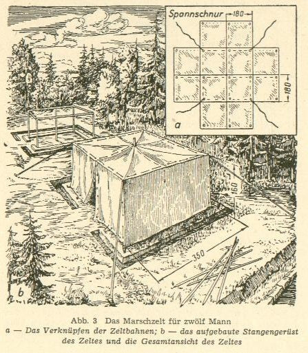 NVA shelter half, Strichtarn, surplus
