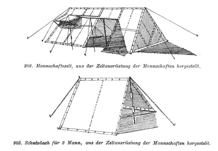 NVA shelter half, Strichtarn, surplus