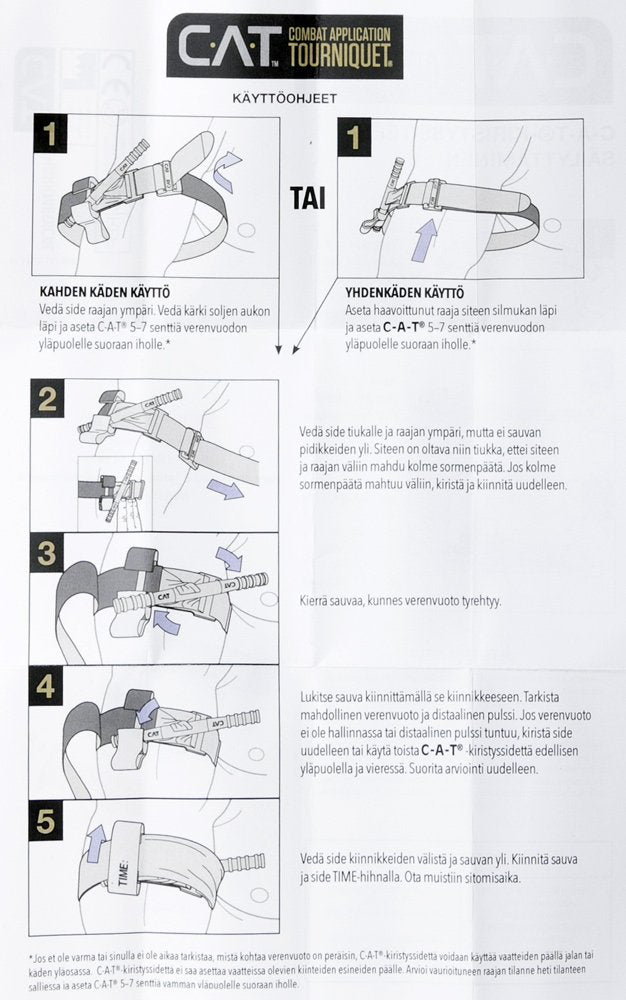 CAT Combat Application Tourniquet Gen 7 kiristysside