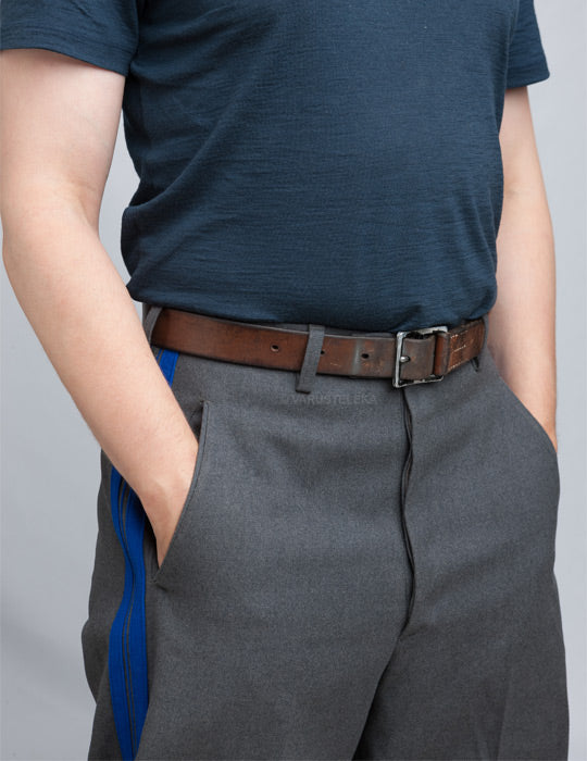 Swiss service belt, leather, surplus