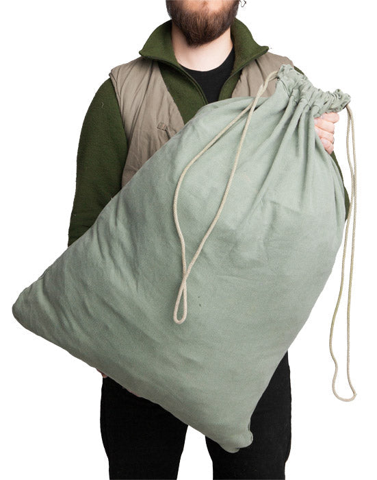US laundry bag, gray-green, surplus