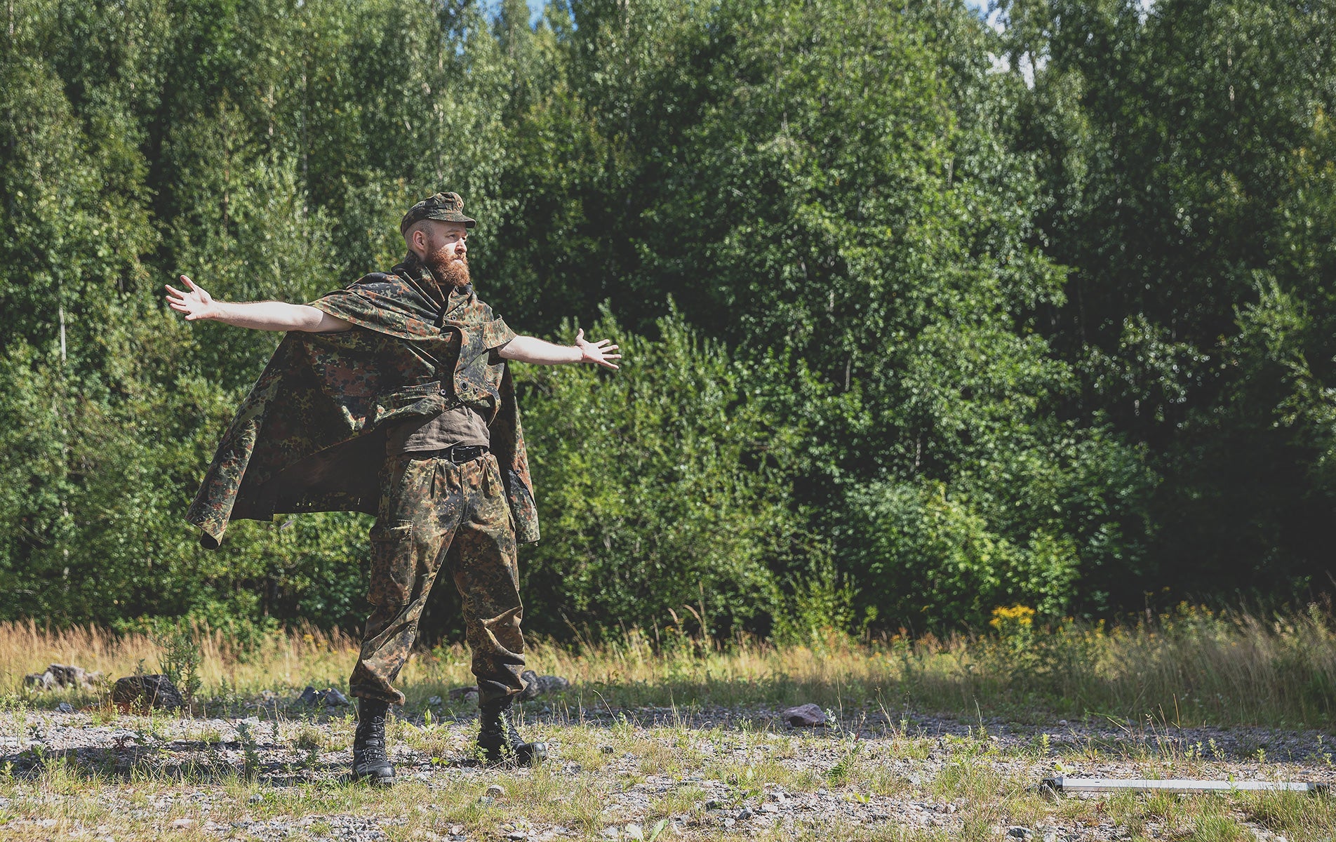 BW Shelter Half, Flecktarn, Surplus