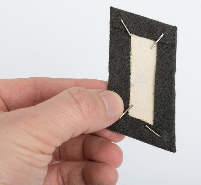 NVA officer's collar tabs, infantry, surplus