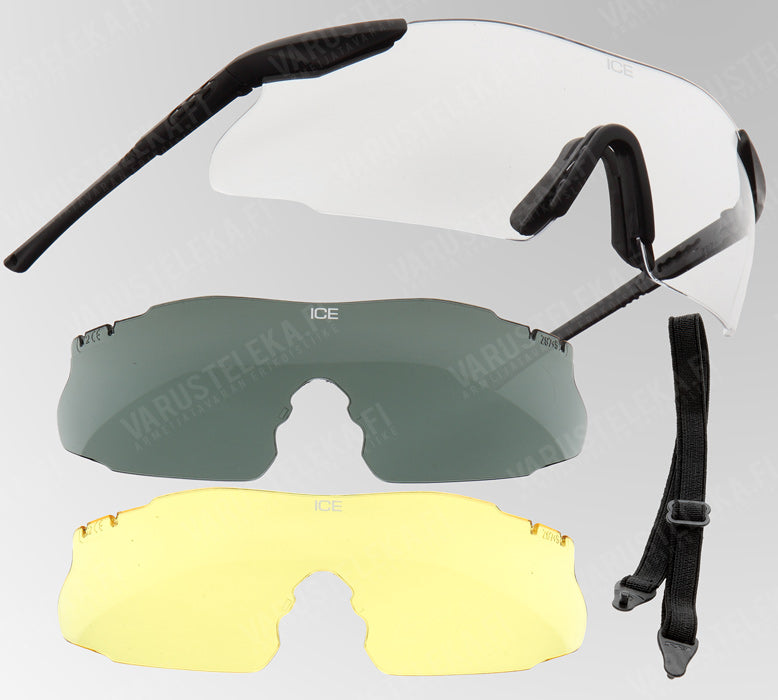 ESS ICE 3 ballistic glasses w. two spare lenses