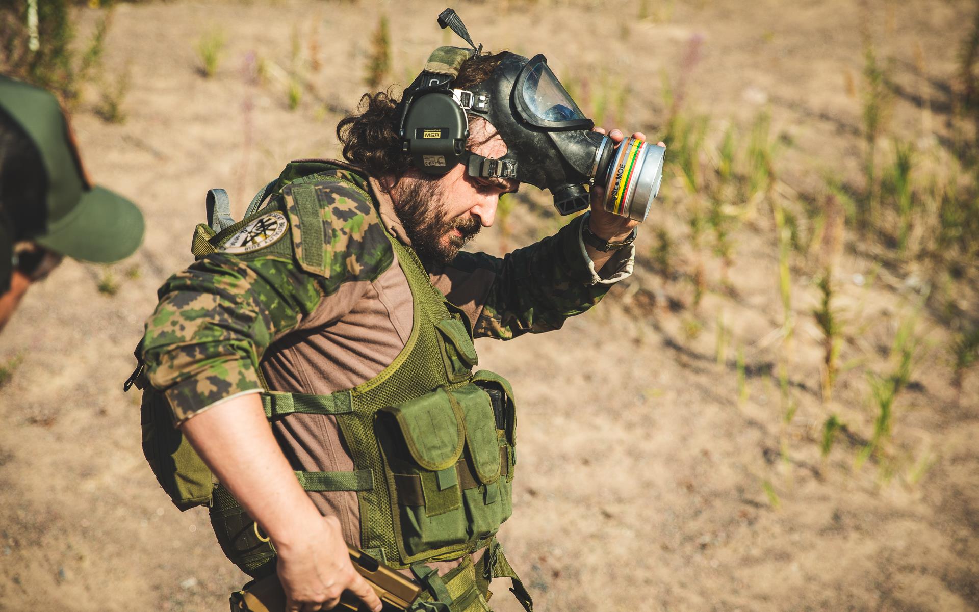 MSA Auer 3S gas mask, surplus