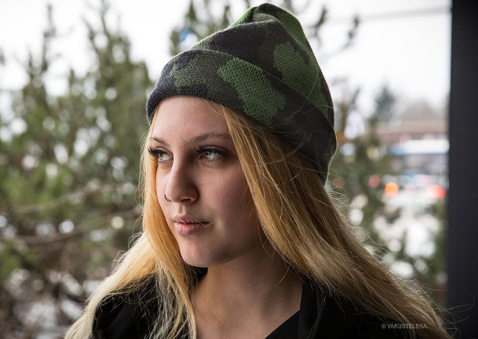 Varusteleka Commando Cap, Merino Wool, Camo