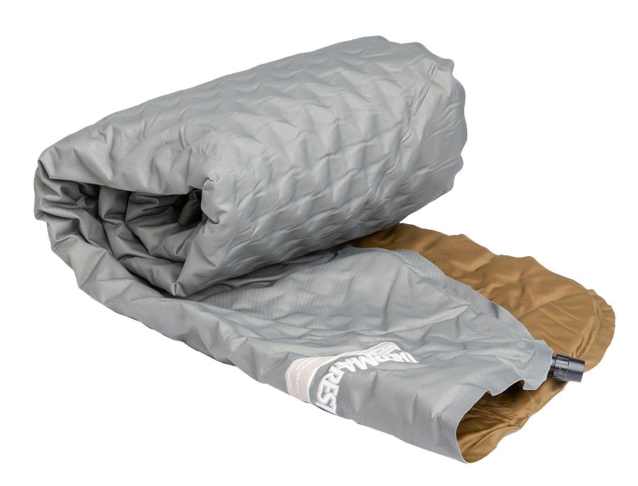 thumbnail interactive-video image 1 of Pre-Owned Therm-a-Rest Self-Inflating Sleeping Mat – Military/Hiker Model, 72x20 Inches, Green/Grey, 1 Lb 1 of 5