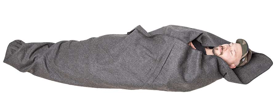 US blanket, dark grey, surplus