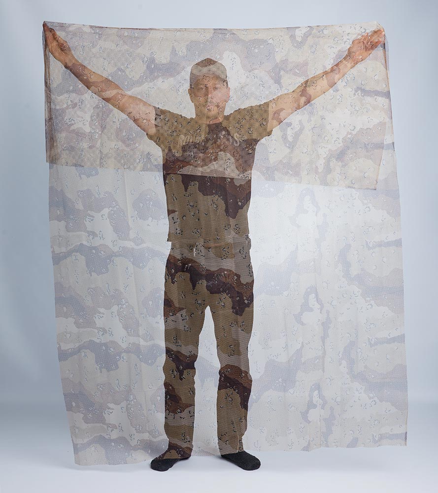 US individual camouflage cover, 6-col desert, surplus