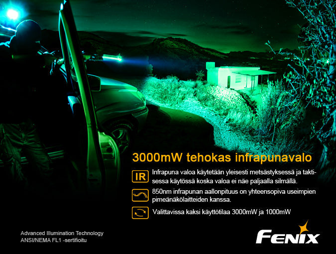 Fenix TK25 IR Flashlight with Infrared Illuminator