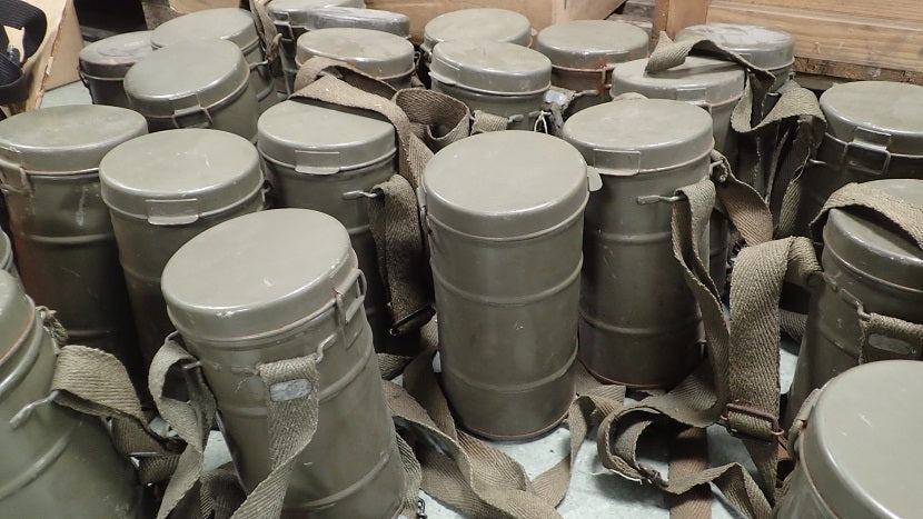 Finnish M32 gas mask canister, surplus