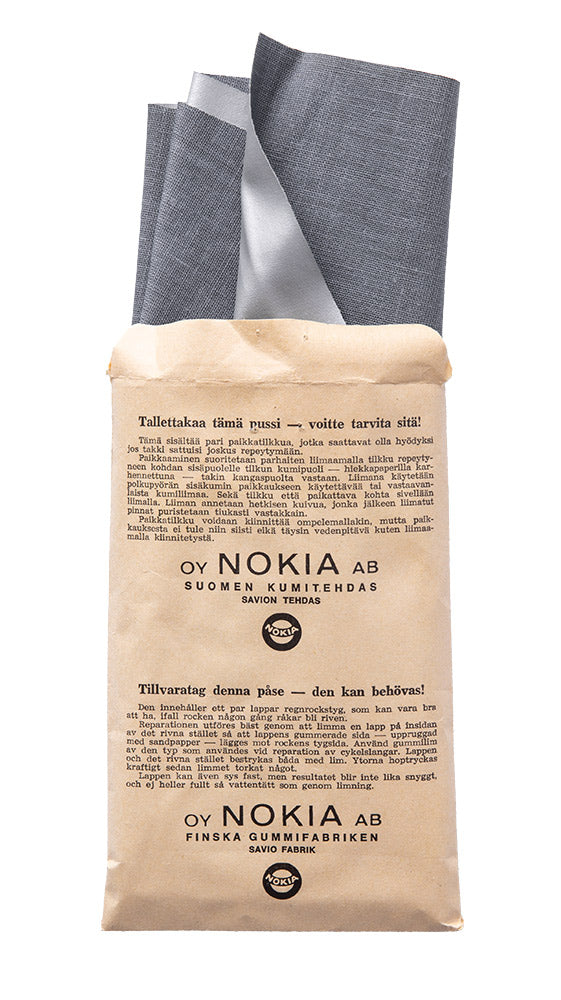 Nokia Regenmantel Flickzeug, Überschuss