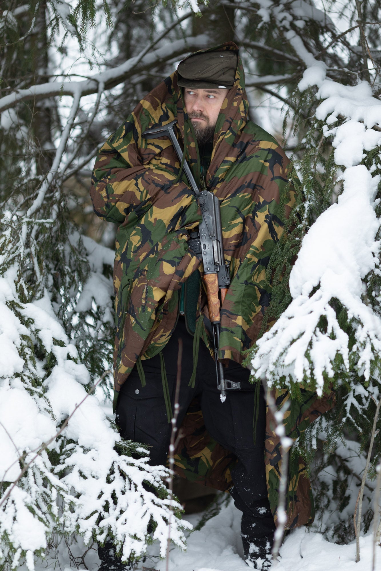 Niederländisches "Woobie" Poncho-Liner, Überschuss