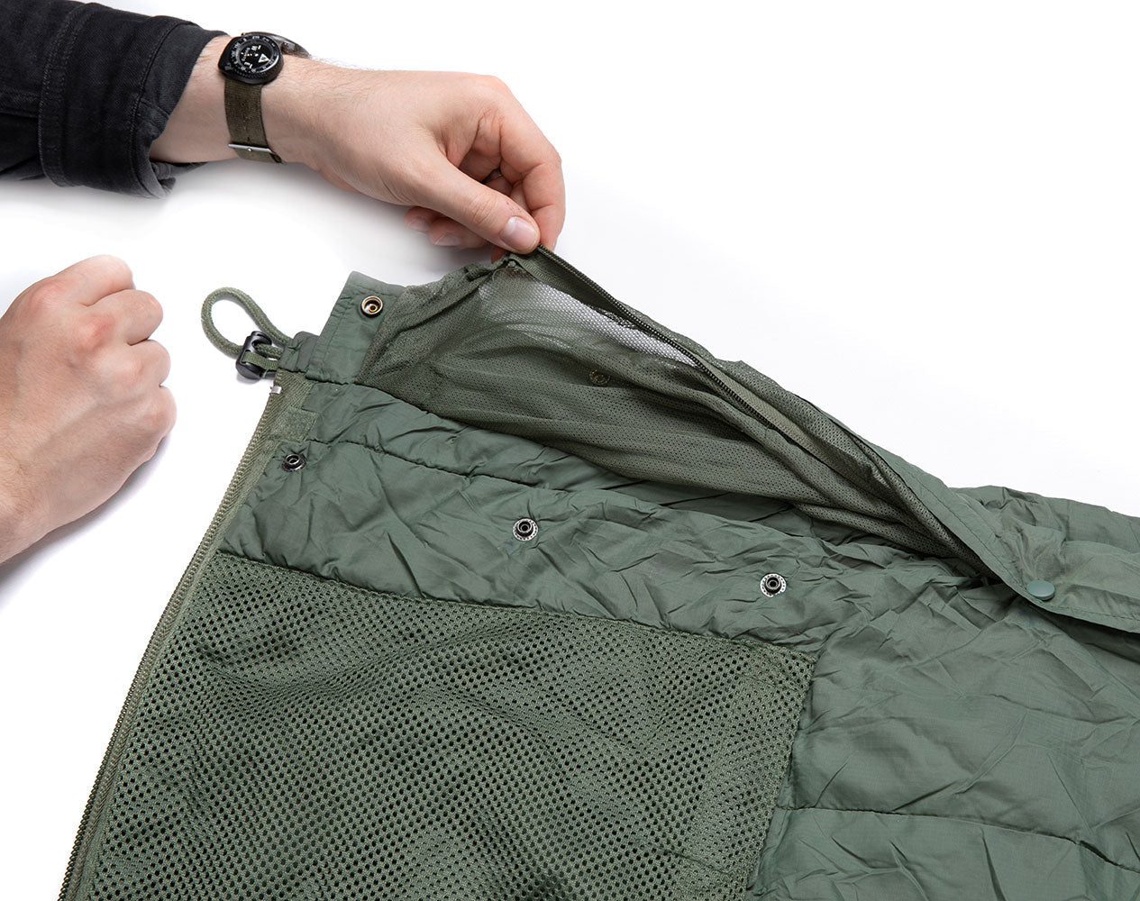 British modular "Tropen" sleeping bag, surplus