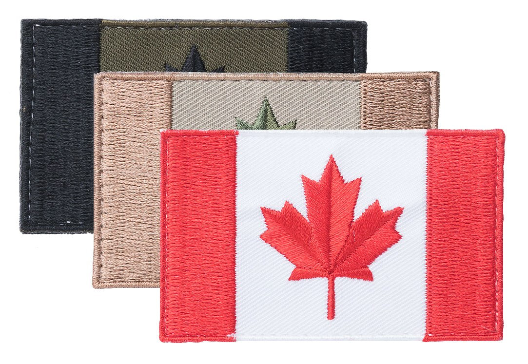 Varusteleka Canadian Flag Patch, 77 x 47 mm
