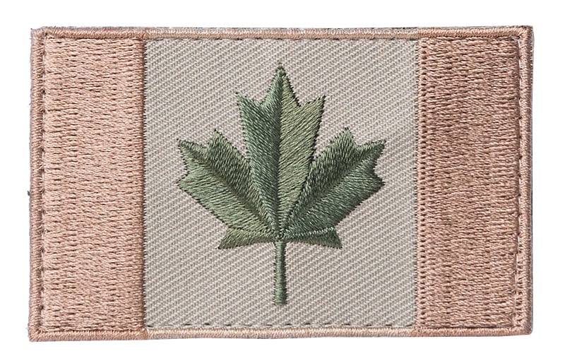 Varusteleka Canadian Flag Patch, 77 x 47 mm