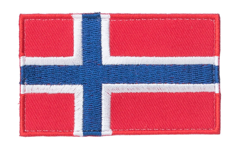 Varusteleka Norwegian Flag Patch, 77 x 47 mm