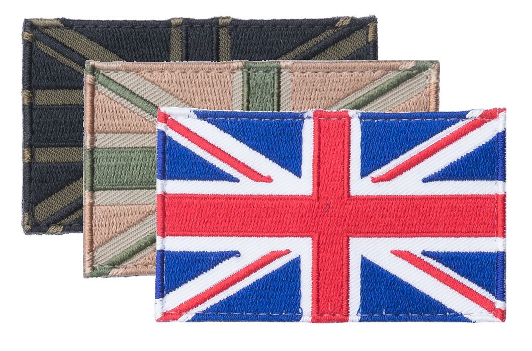 Varusteleka The United Kingdom Flag Patch, 77 x 47 mm
