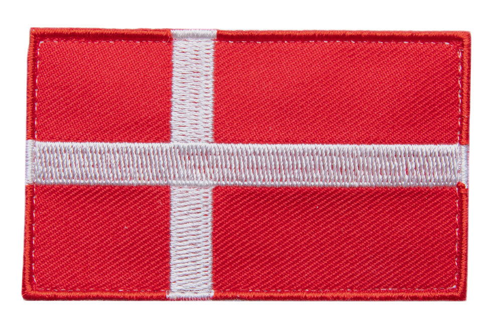 Varusteleka Danish Flag Patch, 77 x 47 mm