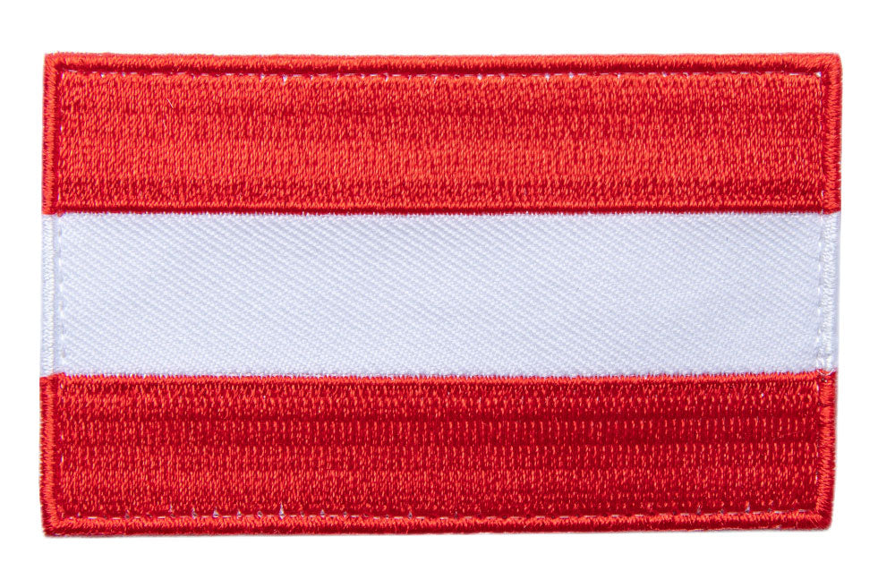 Varusteleka Österreich Flaggenaufnäher, 77 x 47 mm