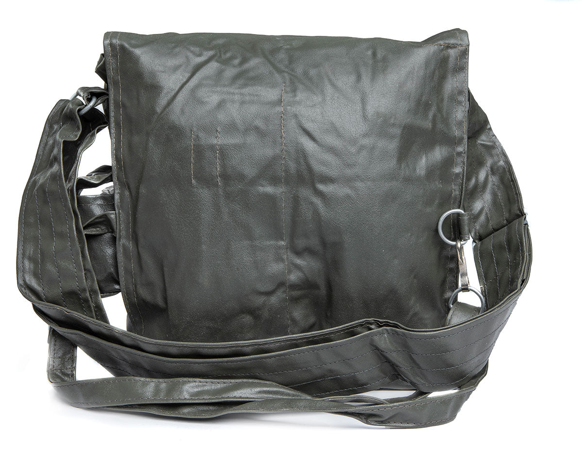 NVA gas mask bag, rubberized, surplus