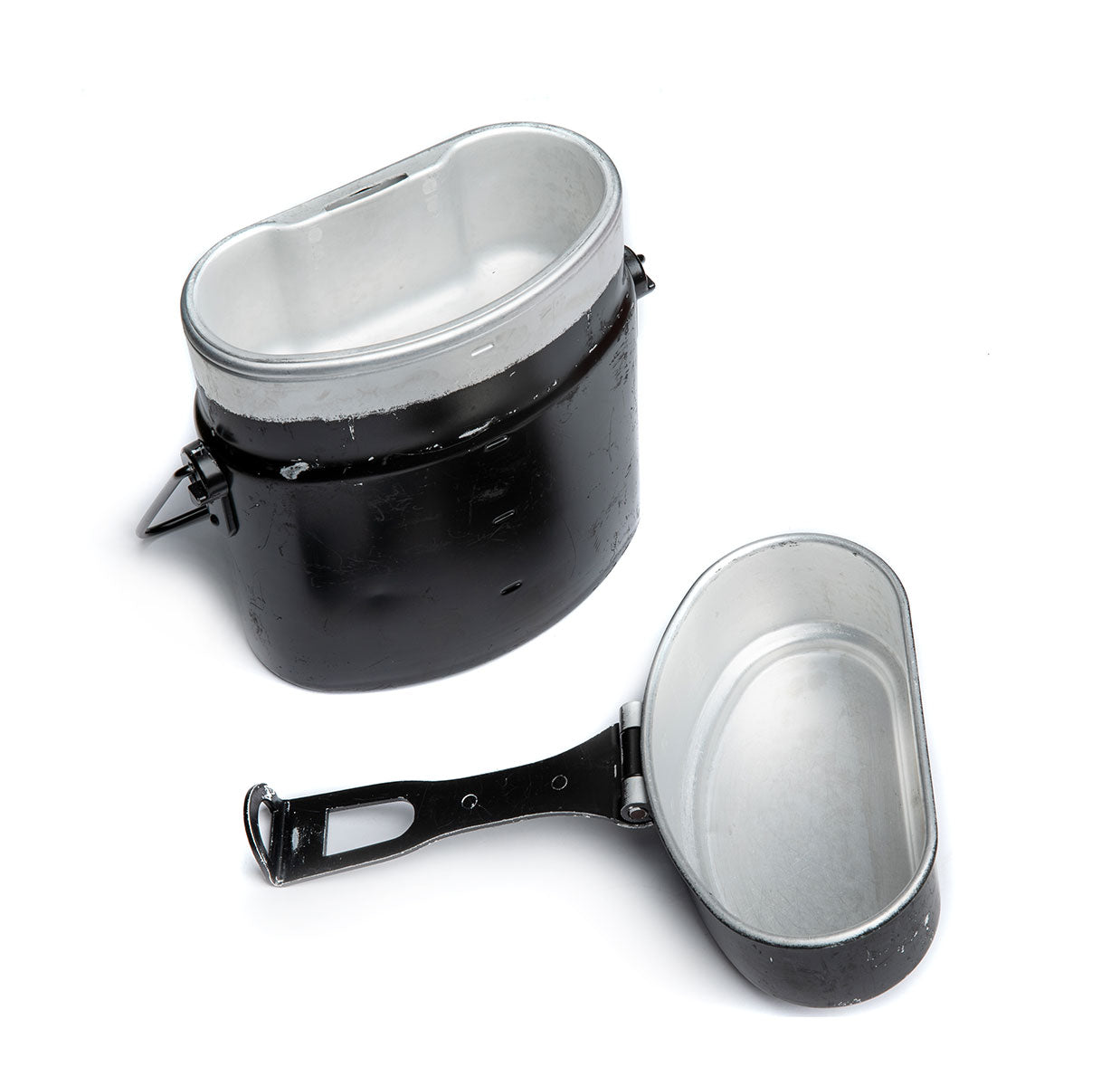 Swiss Three Piece Mess Kit, Aluminum, Surplus