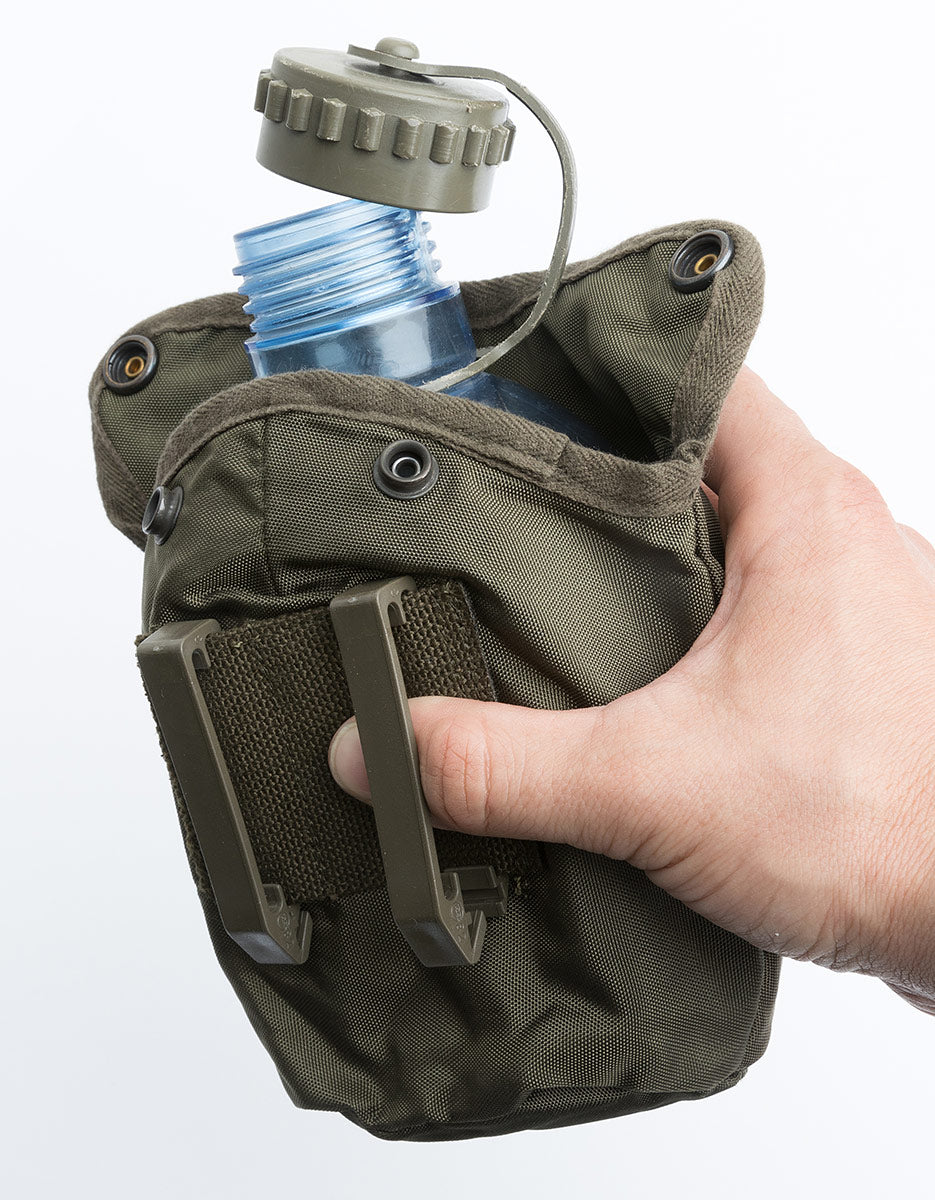Austrian Canteen with Pouch, Transparent, Surplus