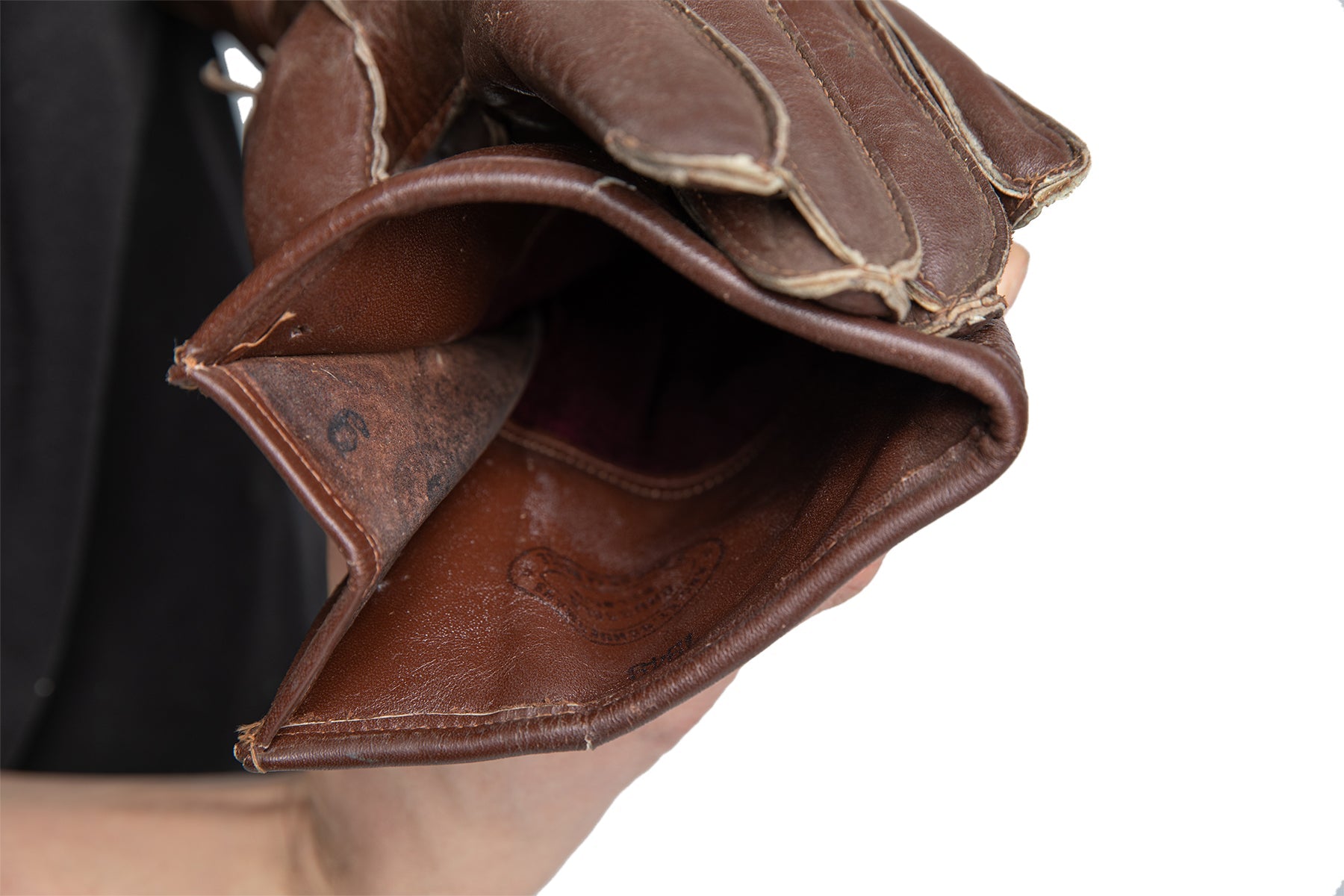 Belgian Motorcycle Gloves, Leather, Surplus