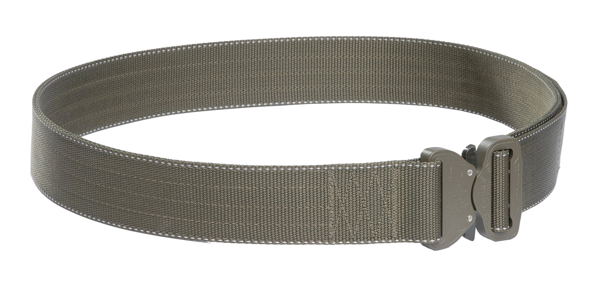 A robust duty belt with a bomb-proof Cobra buckle.