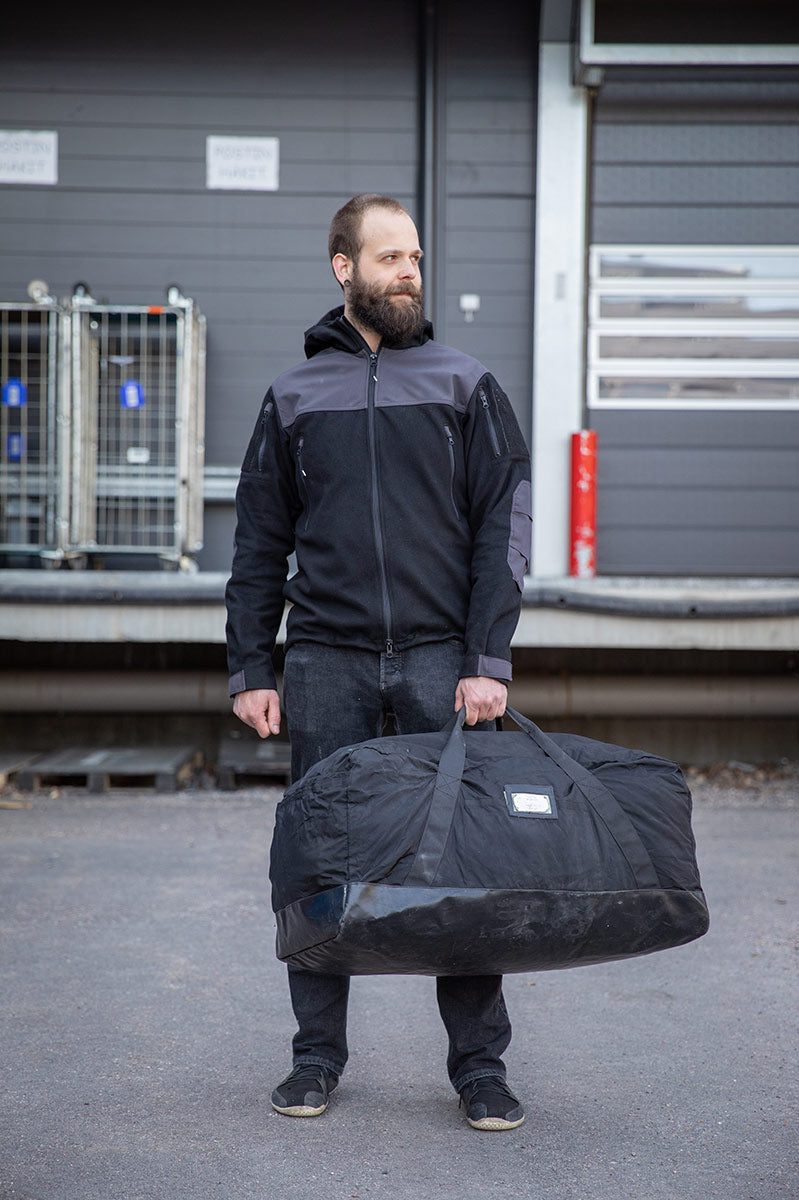 French Duffel Bag, 115 l, Black, Surplus
