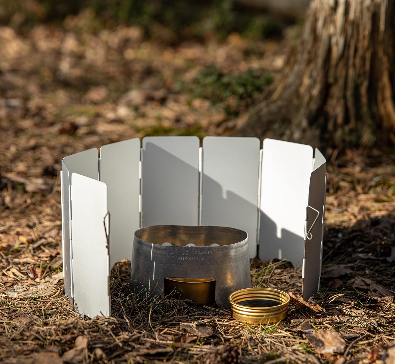 AB Field Stove Foldable Windshield, Aluminum
