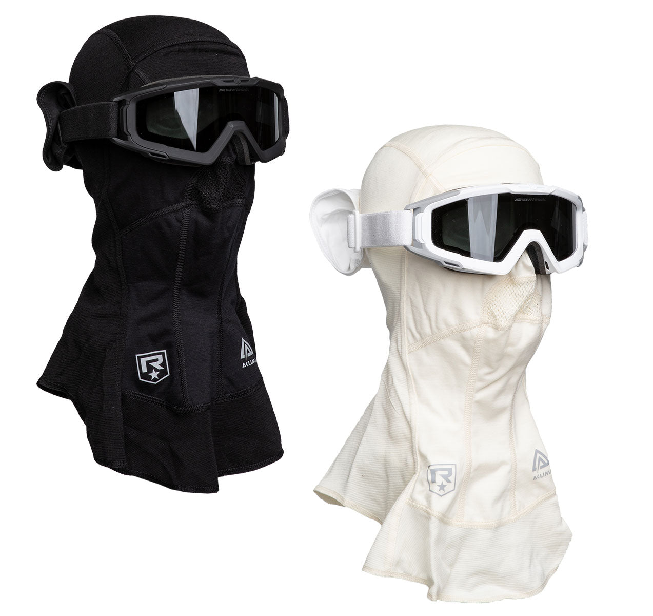 Revision SnowHawk ballistiset suojalasit, Deluxe Kit, Aclima-balaclavalla