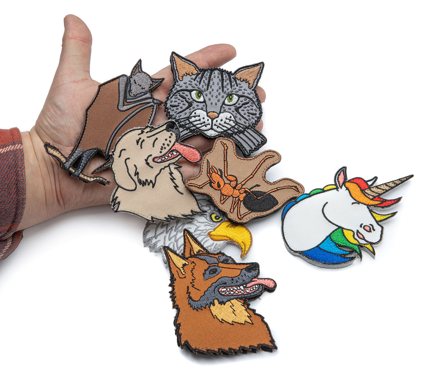 These patches are sold separately. If you want them all; you have to buy them all.
