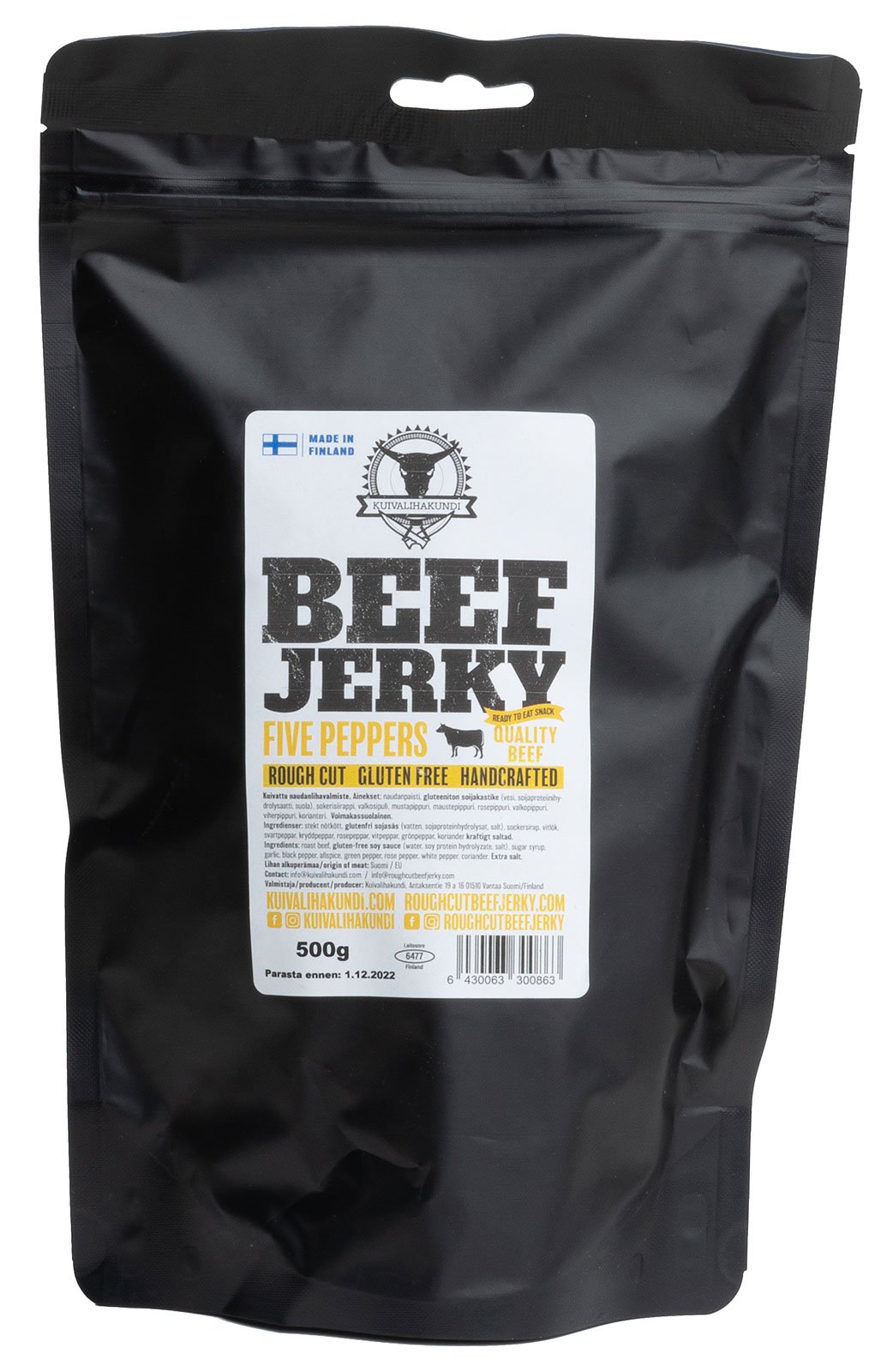 Kuivalihakundi Beef Jerky, 500 g