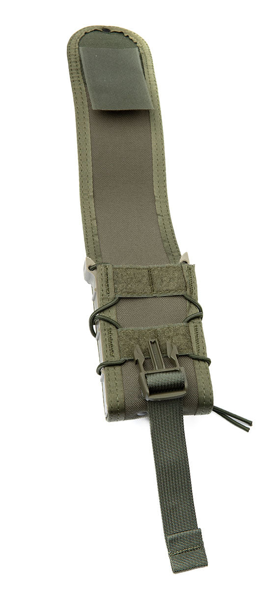 Comes with a cover for the hooks on the flap.