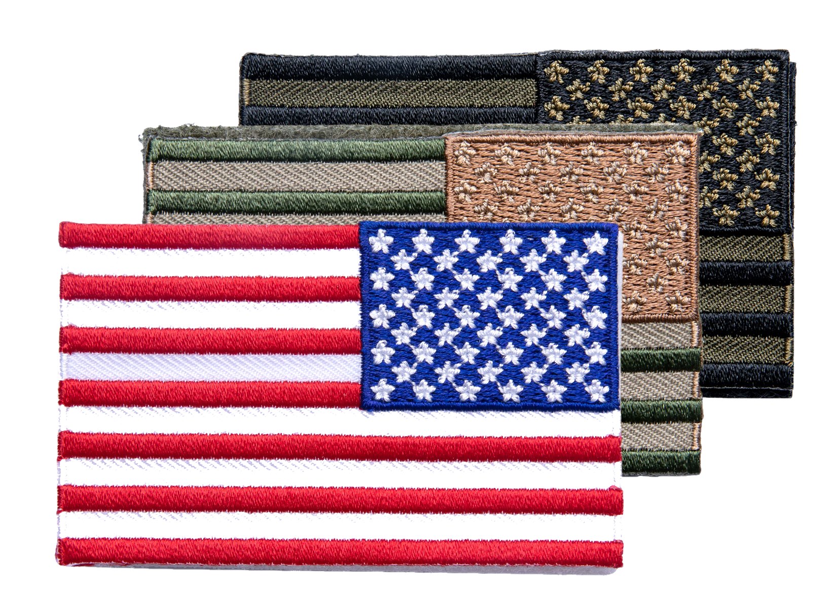 Varusteleka USA Flag Patch, Reversed, 77 x 47 mm