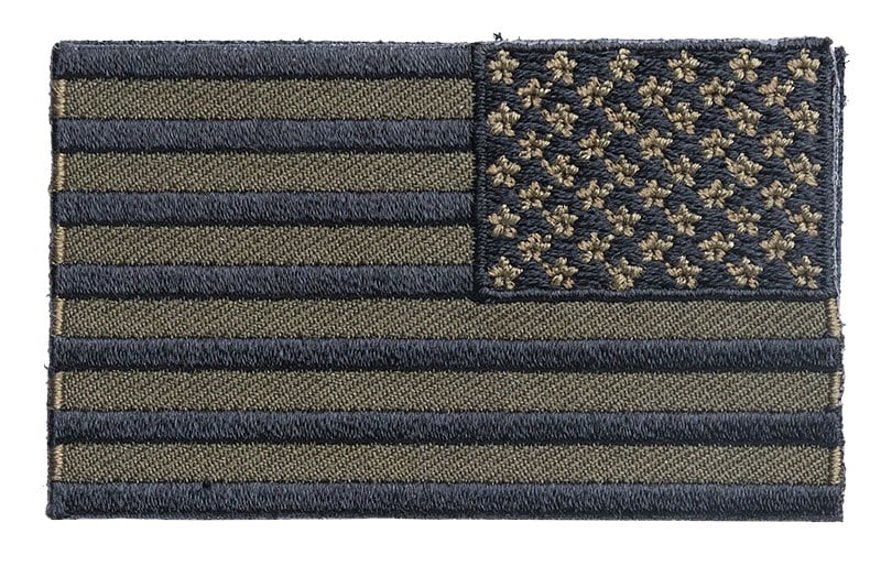 Varusteleka USA Flag Patch, Reversed, 77 x 47 mm