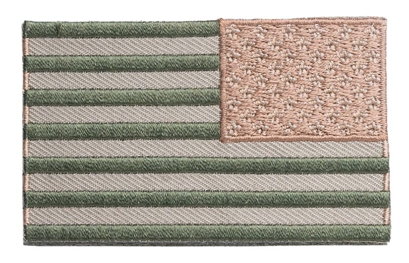 Varusteleka USA Flag Patch, Reversed, 77 x 47 mm