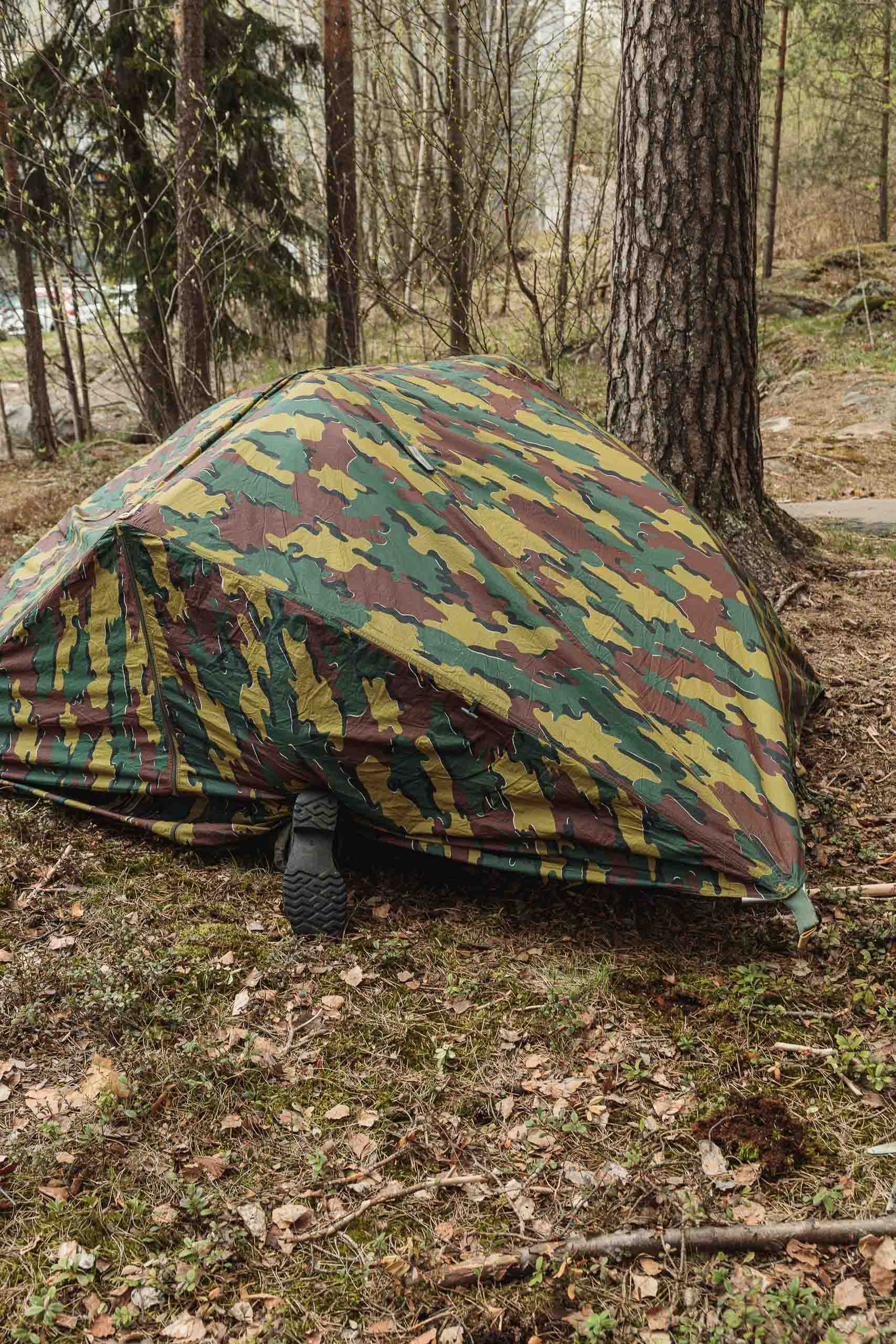Belgian 2-Person Dome Tent, M1999 Jigsaw, Surplus