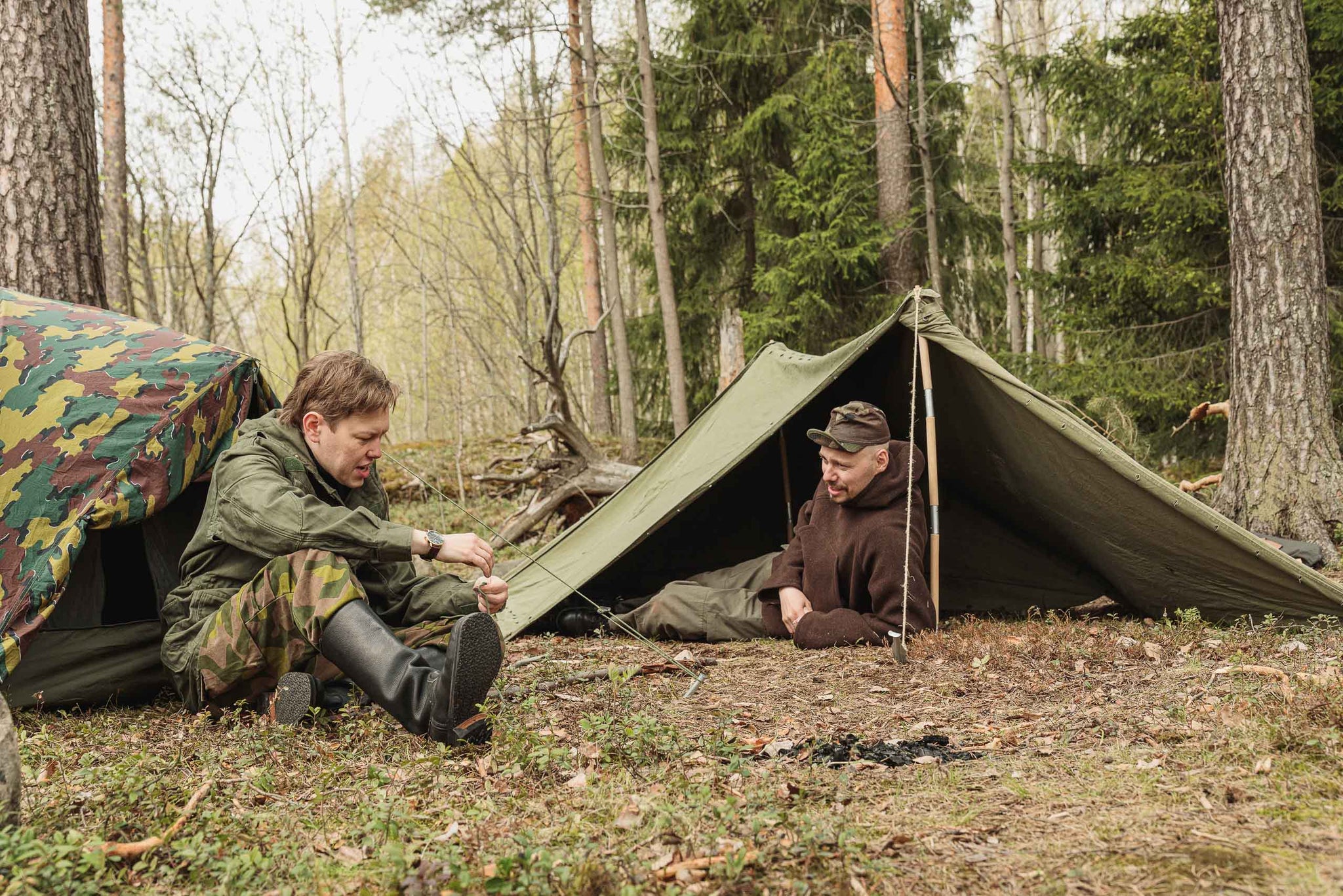 Belgian 2-Person Dome Tent, M1999 Jigsaw, Surplus