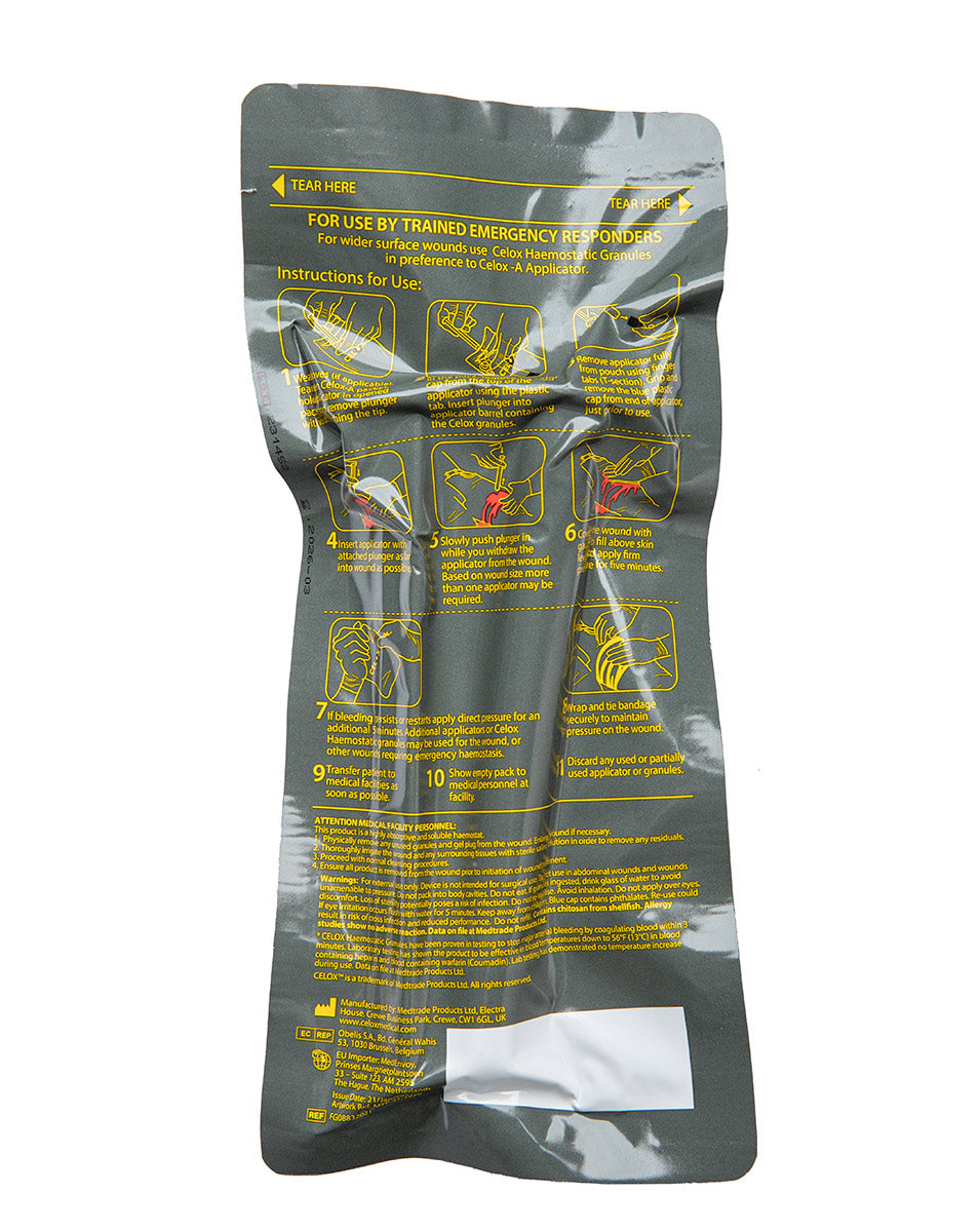 Celox-A Hemostatic Granule Applicator