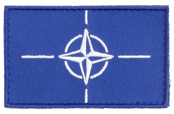 Varusteleka NATO Flag Patch, 77 x 47 mm