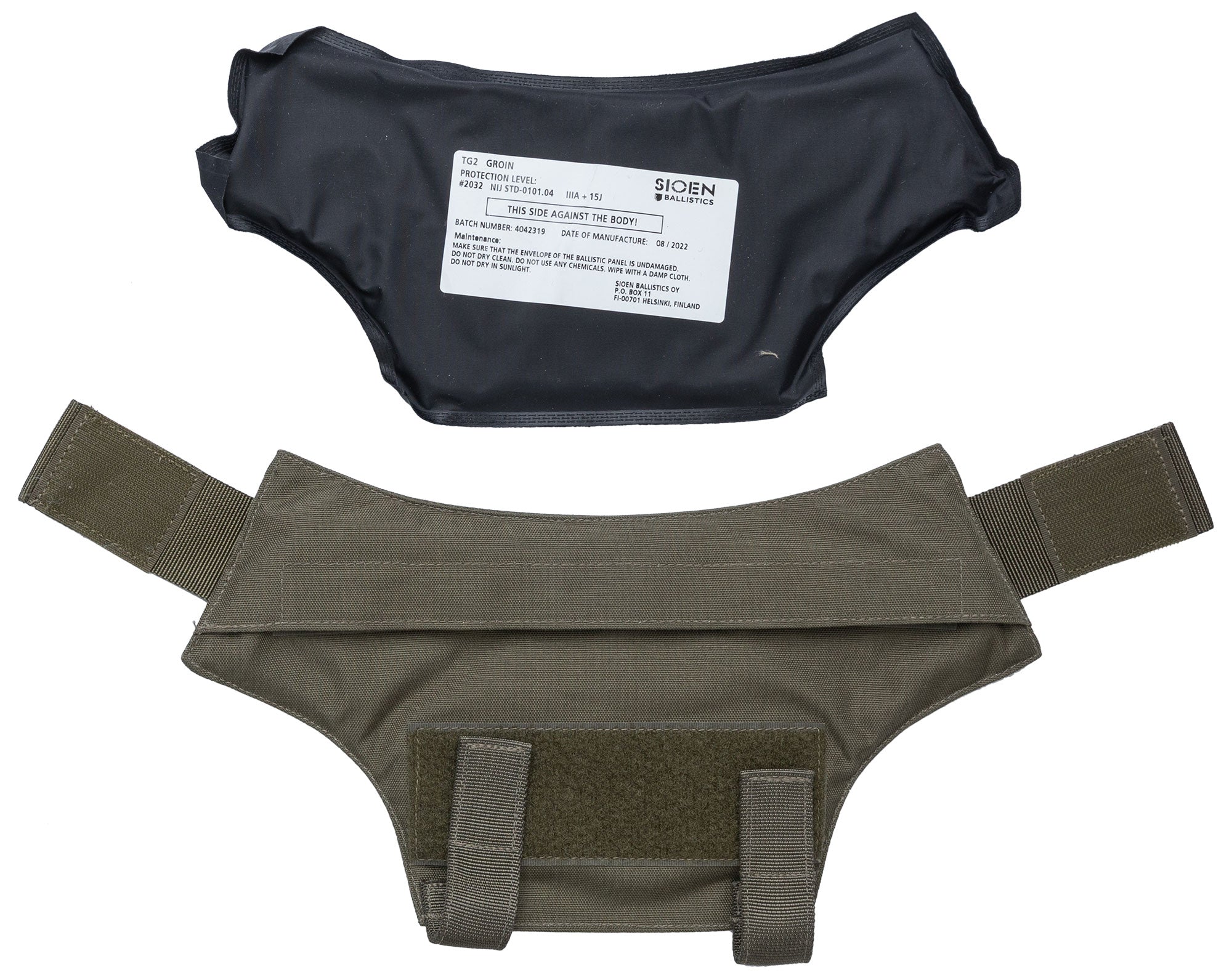 Sioen Ballistics TG2 Tacticum Gen 2 Halsschutz, NIJ IIIA