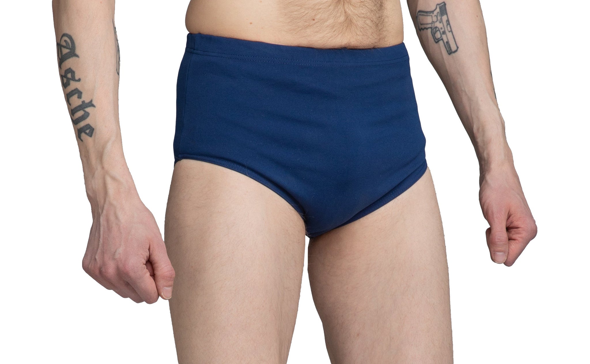 Dutch Eccentric Unisex Swim Pants, Blue, Surplus