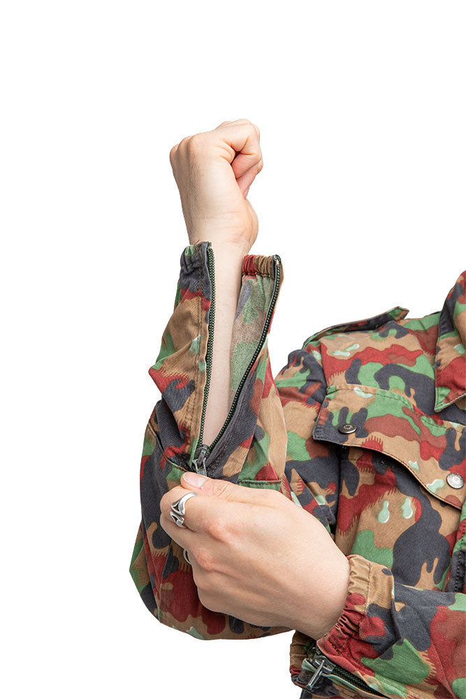 Swiss M83 Field Jacket, Alpenflage, Surplus