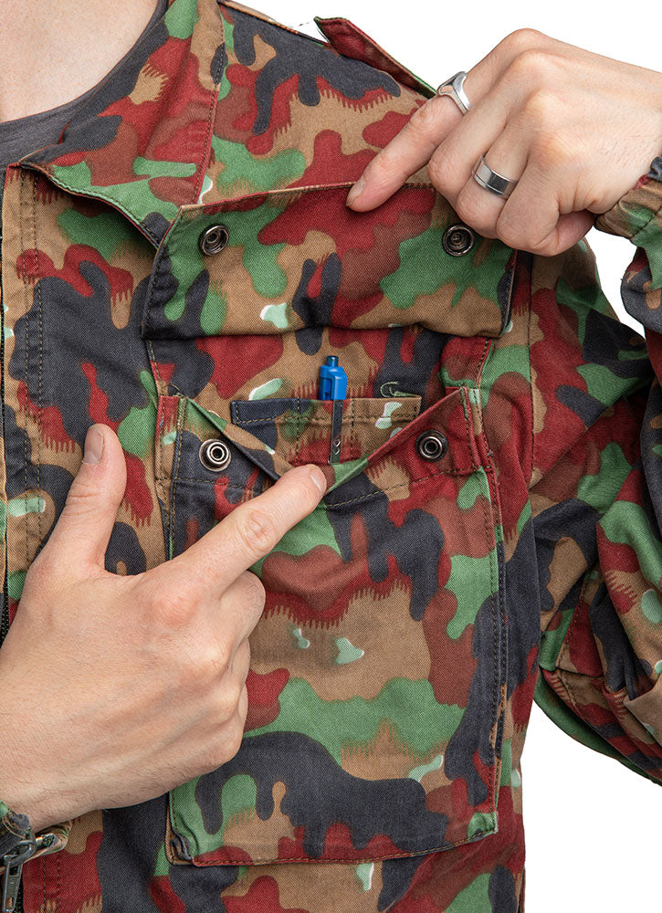 Swiss M83 Field Jacket, Alpenflage, Surplus