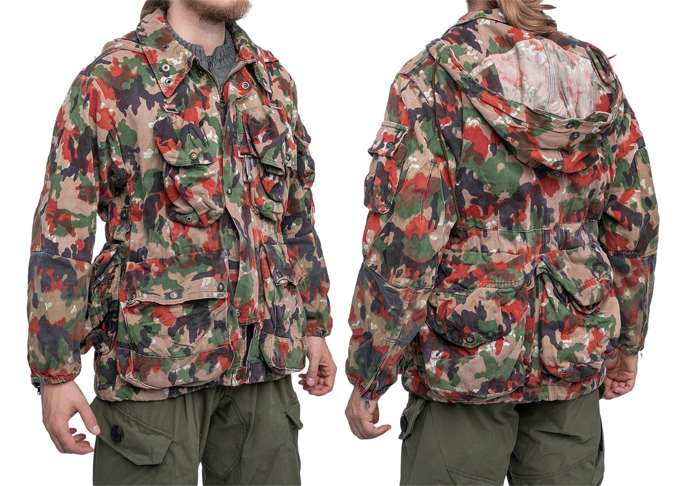 Swiss super field jacket M70, Alpenflage, surplus