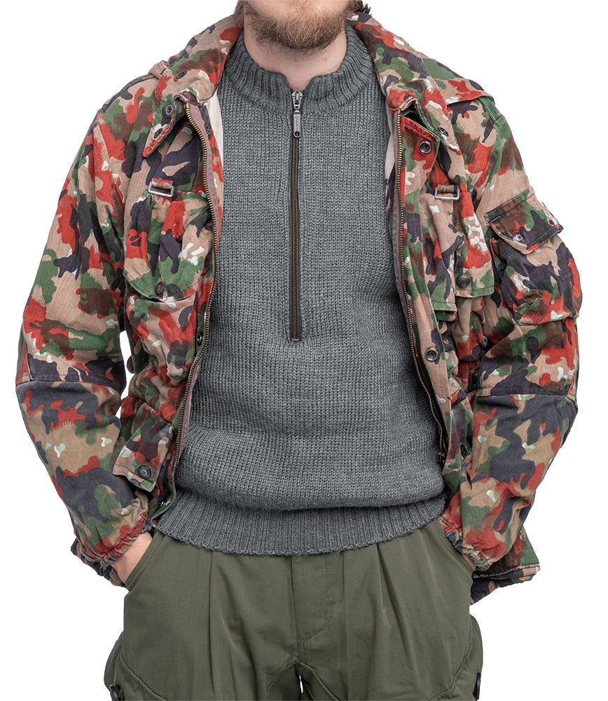Swiss super field jacket M70, Alpenflage, surplus